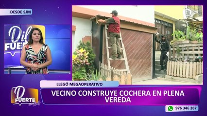 SJM: recuperan espacios públicos que fueron tomados por vecinos desde hace años