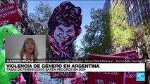 Alejandra Benaglia: 'Cifra de feminicidios en Argentina viene en aumento año tras año'