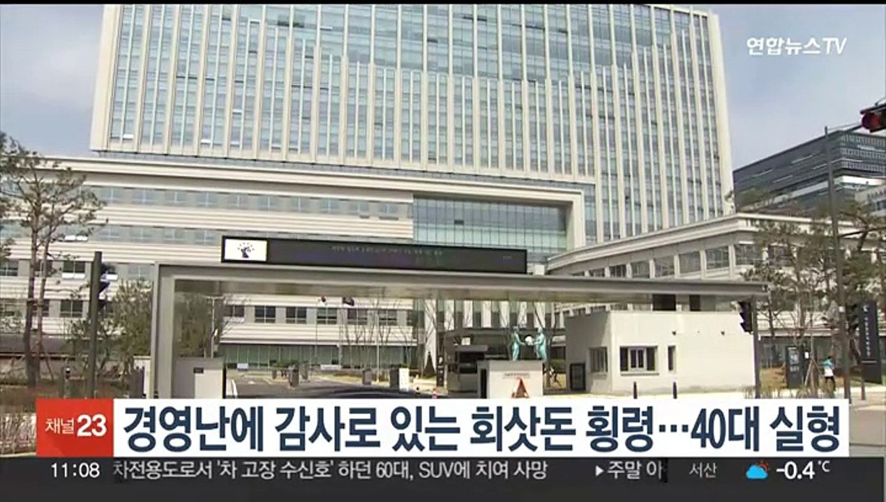 경영난에 감사로 있는 회삿돈 횡령…40대 실형