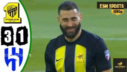Al Hilal vs Al Ittihad 3-1 Extended Highlights Saudi Pro League 2023/24