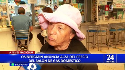 Osinergmin oficializa segundo aumento consecutivo en el precio del balón de GLP