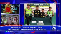 San Juan de Miraflores: PNP rescata a familia secuestrada por facción del 'Tren de Aragua'