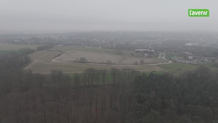 Le Brabant wallon vu du ciel : Le site du futur écoquartier d’Athéna-Lauzelle de l’UC Louvain