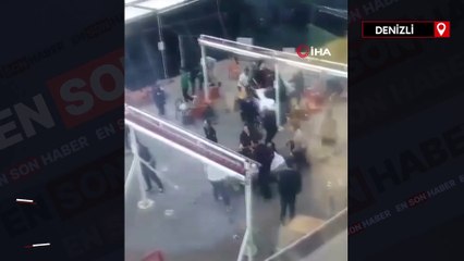 Denizli'de saldırı sonrası hastane kafeteryasında yaşanan panik anları