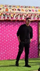 Khiladi Bhaiya in Jamnagar for #AnantRadhika pre-wedding bash.