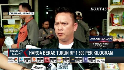 Pasrah, Pedagang Beras Turunkan Harga Karena Komplain Pembeli