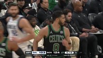 Tatum buries three against Mavs to give him 32 points