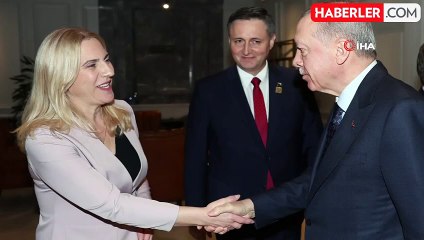 Cumhurbaşkanı Erdoğan, Bosna Hersek Devlet Başkanlık Konseyi üyeleri ile görüştü