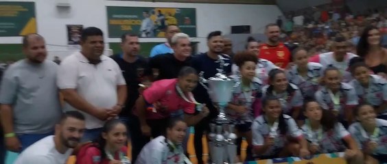 PREMIAÇÃO VICE-CAMPEÃ - PODEROSAS - FUTSAL  DE VERÃO 2024 - ARTUR NOGUEIRA