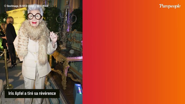 Iris Apfel : L'icône excentrique de la mode et star d'Instagram nous a quittés, elle avait 102 ans
