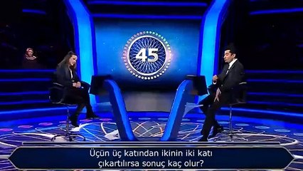 Kim Milyoner Olmak İster yarışmasında inanılmaz anlar