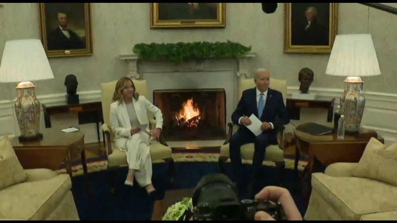 Biden riceve Meloni: noi buoni amici, le ho cantato "Georgia"