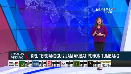 3 Pohon Tumbang, KRL Tanah Abang-Serpong Terhenti Selama 2 Jam