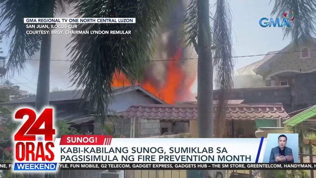 Kabi-kabilang sunog, sumiklab sa pagsisimula ng Fire Prevention Month | 24 Oras Weekend