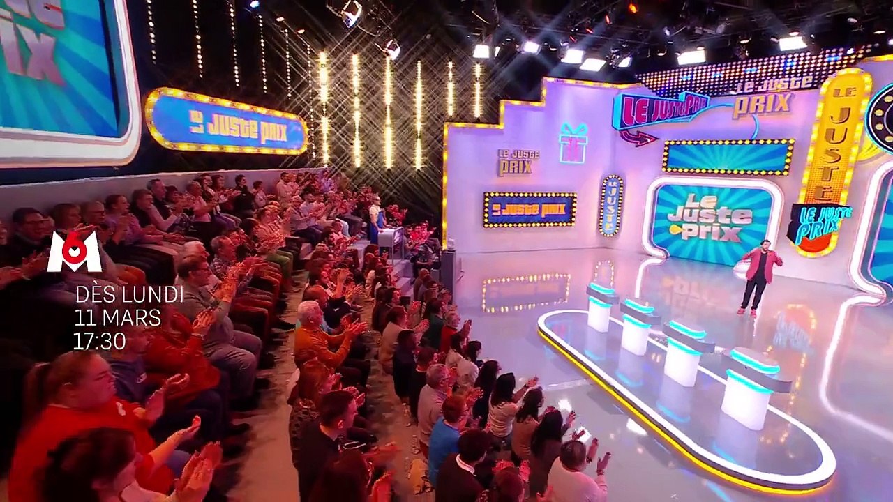 Découvrez les premières images du "Juste Prix" qui revient à partir du lundi 11 mars sur M6 avec Eric Antoine aux commandes