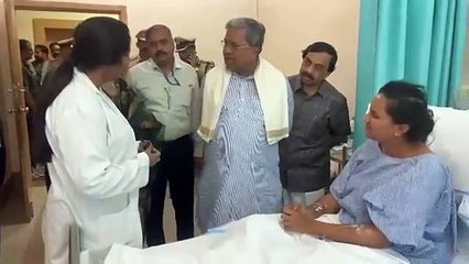 विस्फोट पीडि़तों से मिले मुख्यमंत्री