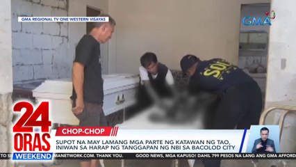 Supot na may lamang mga parte ng katawan ng tao, iniwan sa harap ng tanggapan ng NBI sa Bacolod City | 24 Oras Weekend