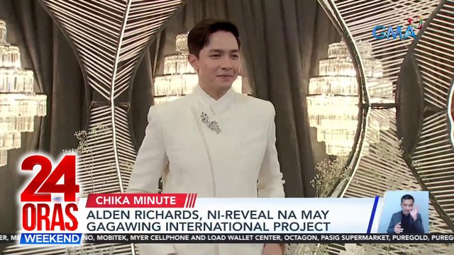 Alden Richards, ni-reveal na may gagawing international project | 24 Oras Weekend