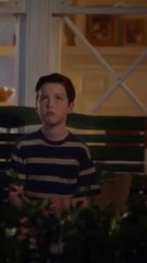 Young Sheldon convincing his mother that god exists.