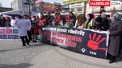 Van'daki hekimlerden 'sessiz protestolar' devam ediyor