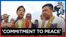 Marcos visits Basilan, offers support to former rebels