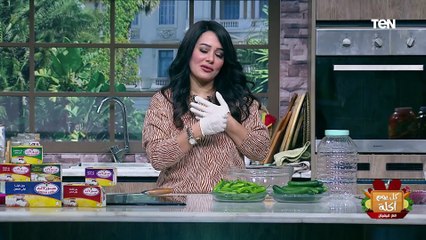 طريقة عمل خيار مخلل مع الشيف فيفيان