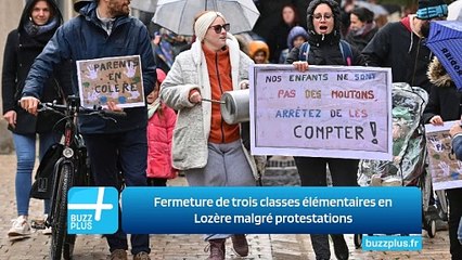 Fermeture de trois classes élémentaires en Lozère malgré protestations