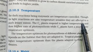 Effet de la température sur la photosynthèse/Effect of Temperature on Photosynthesis