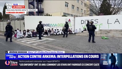 Action contre Arkema: "Ce type d'action pour moi n'a pas lieu d'être" affirme Jérôme Moroge, maire d'Oullins-Pierre-Bénite