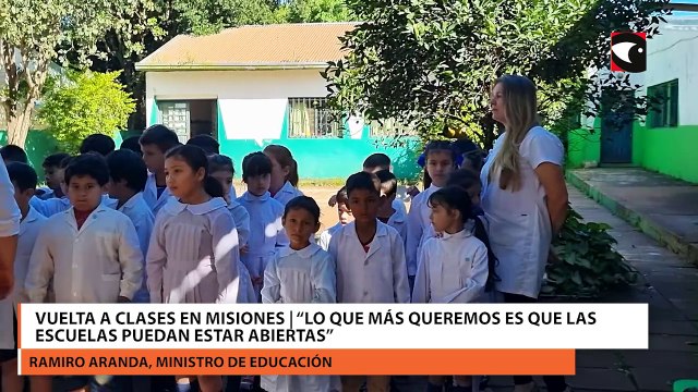 Vuelta a clases en Misiones | “Lo que más queremos es que las escuelas puedan estar abiertas”
