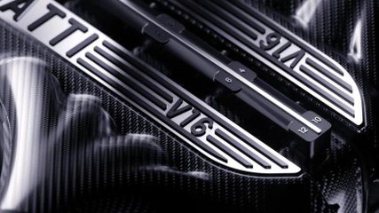 Il nuovo motore Bugatti V16 ibrido