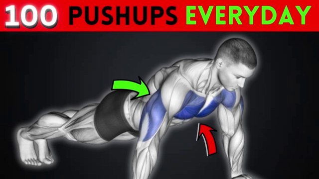 What happens if you do 100 Pushups everyday || Do 100 Pushups a day see what happens