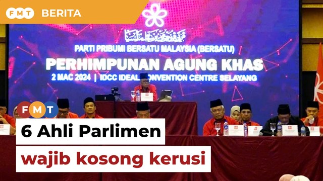 Pindaan perlembagaan Bersatu lulus, 6 Ahli Parlimen wajib kosong kerusi