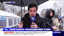 Colère des agriculteurs: plusieurs centaines de personnes réunies sur la place de la République à Paris