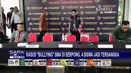 Télécharger la video: Kasus Perundungan SMA di Serpong, Polisi: Motif Bullying Sebagai Syarat Masuk Geng!