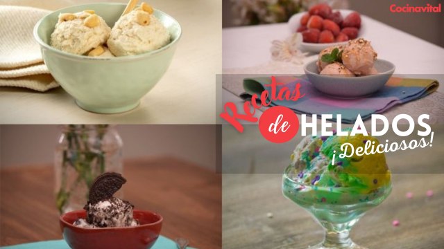 4 fáciles recetas de helados caseros para vender en verano | Recetas de helados | Cocina Vital