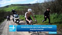 Strade Bianche: sans rival, Pogacar frappe (très) fort d'entrée