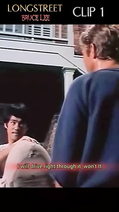BRUCE LEE Rare CLIP 1 Longstreet