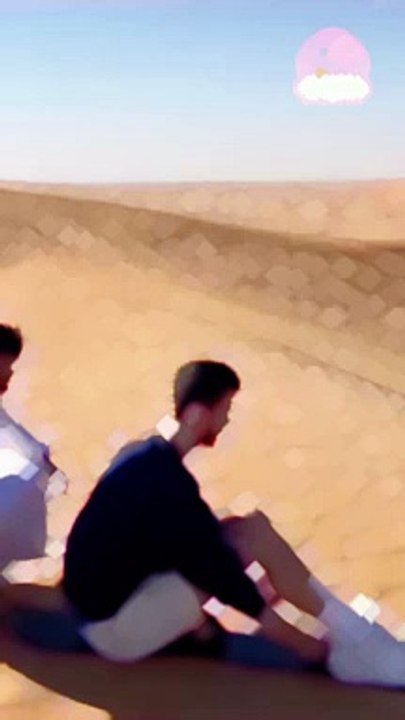 Sandboarding in Dubai Safari Desert with Al Qudra Tours #desertsafarioffers