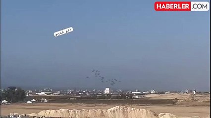 ABD, Ürdün ile işbirliği yaparak Gazze'ye havadan yardım indirdi