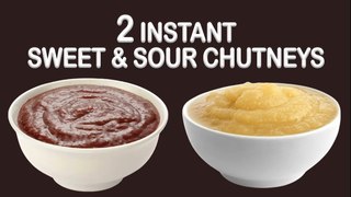 2 Instant Sweet & Sour Chutneys | Tamarind Chutney | Seb Ki Chtuney By Chef Garima Gupta