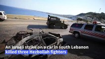 Israeli strike in south Lebanon kills Hezbollah fighters