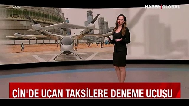 Çin'de uçan taksilere deneme uçuşu