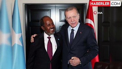 Cumhurbaşkanı Erdoğan, Somali Cumhurbaşkanı ile görüştü