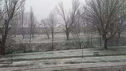 Nieve en Burgos