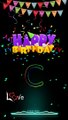 C letter black screen status ✨C name birthday whatsapp status
