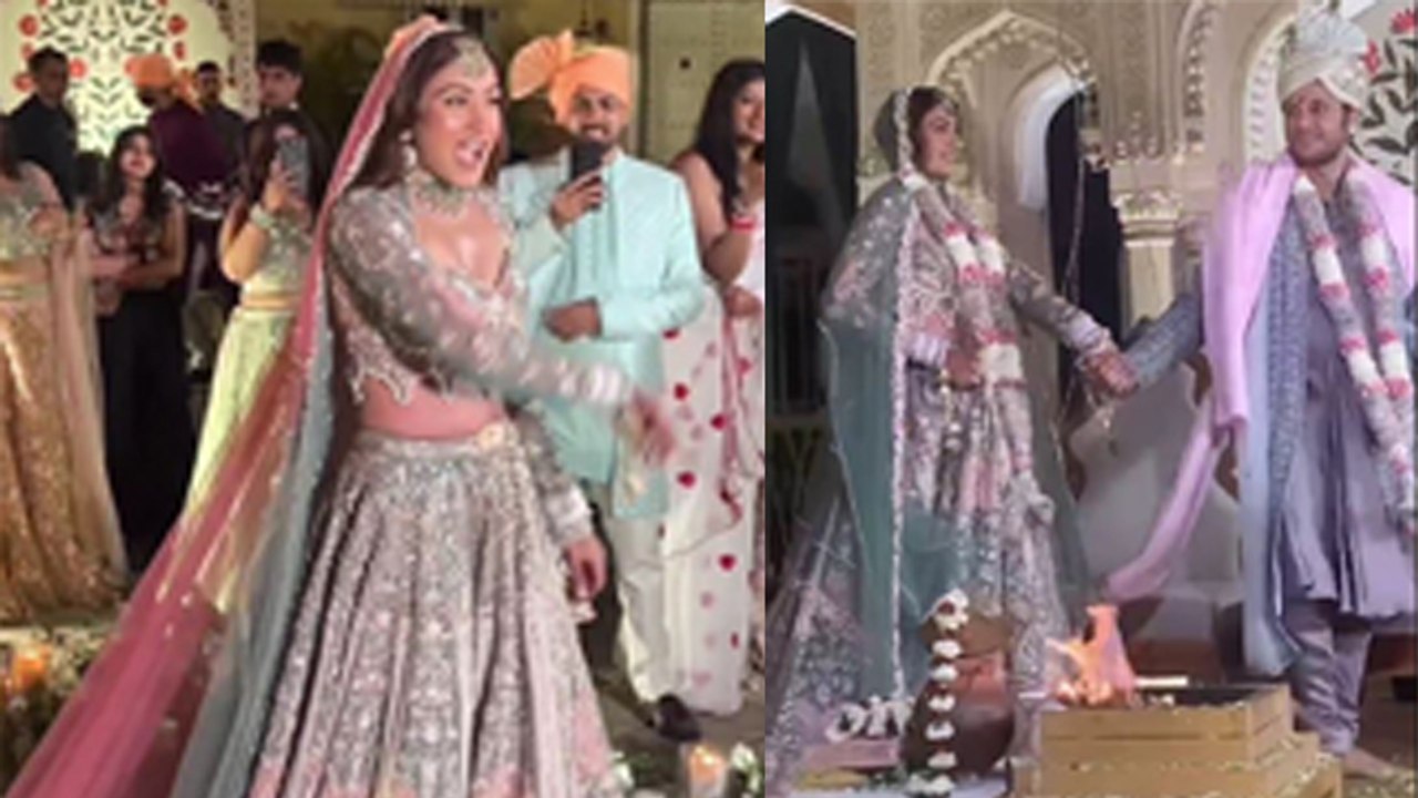 Surbhi Chandna Karan Sharma Wedding Look Reveal, Saat Phere & Entry ...