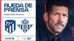 Rueda de prensa de Simeone previa al Atleti vs Betis