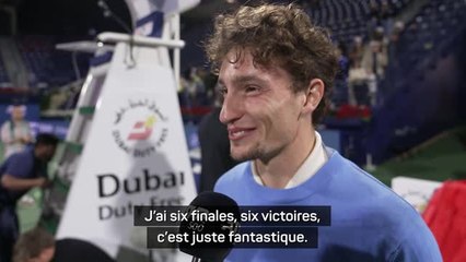 Dubaï - Humbert : "J’ai six finales, six victoires, c'est juste fantastique"