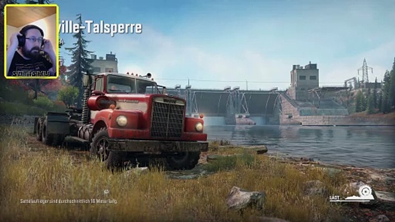 Nach erfolgreichem Transport, den Hänger brav zurück gegeben.  SnowRunner #342